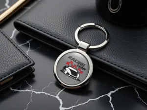 Custom Key Rings Logo Durable Alloy Metal